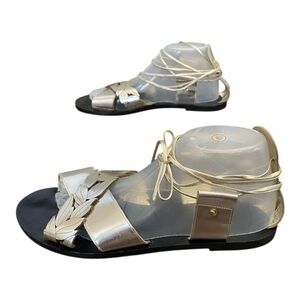 Di Gaia Made in Italy flat sandals women’s size 41 or 10.5